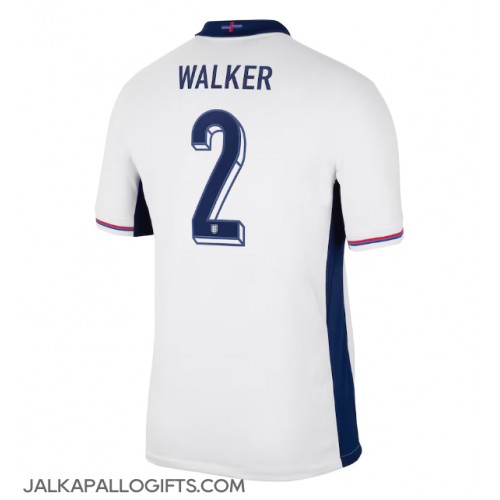 Englanti Kyle Walker #2 Kotipaita EM-Kisat 2024 Lyhythihainen